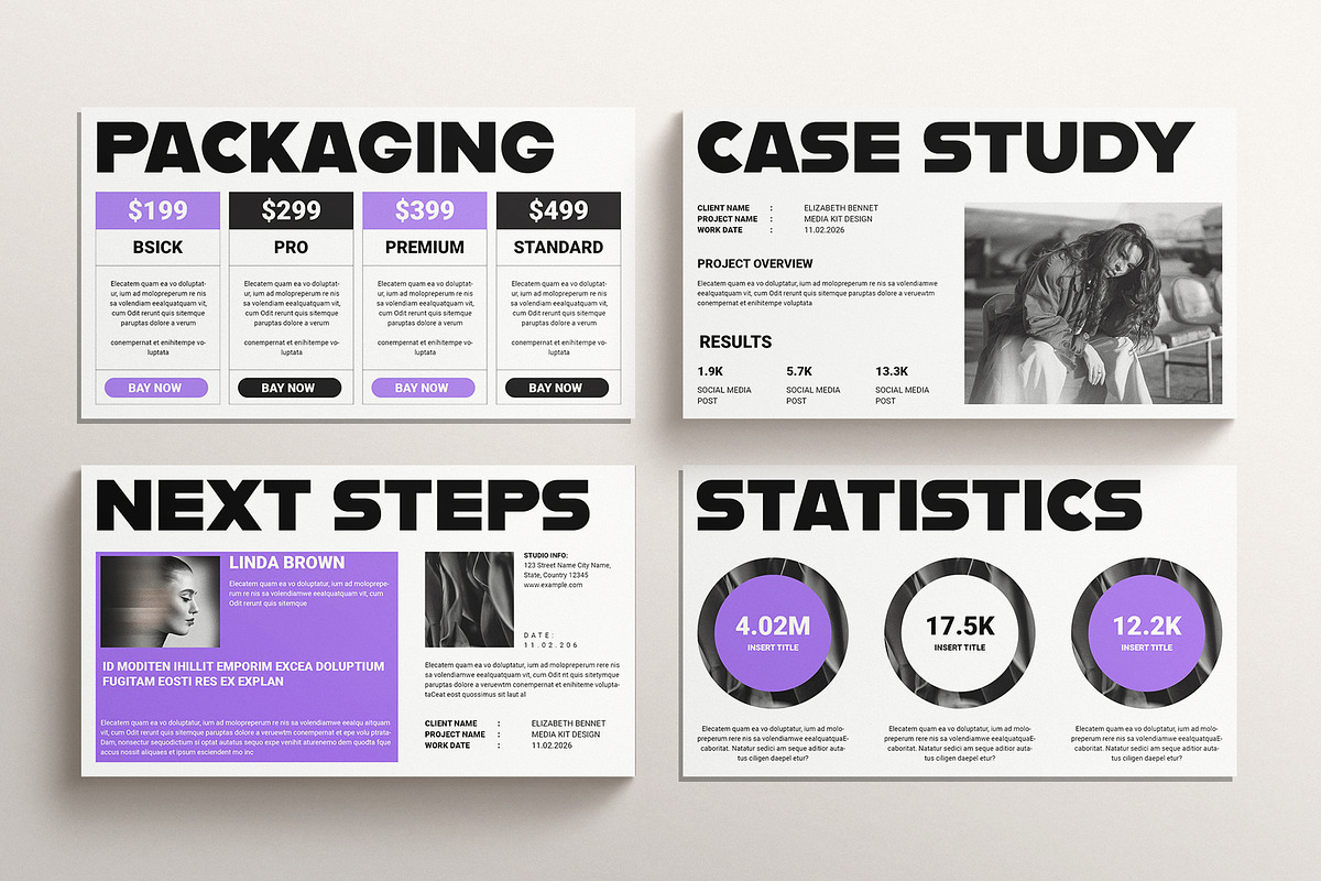 Media Press Kit Presentation, a Presentation Template by E-Type (Photo 4 of 5)