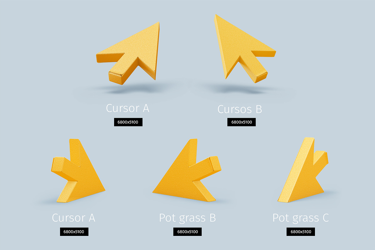 Papercraft cursor, an Object Graphic by TITO (Photo 2 of 3)
