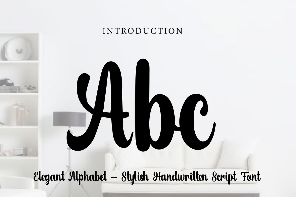 Elegant Alphabet, a Script Font by Wow Magic (Photo 2 of 3)