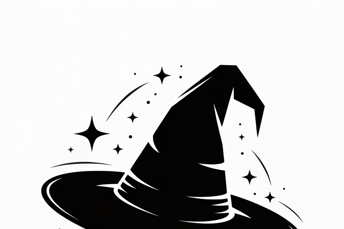 Halloween witch hat designed, an Illustration by Amazin_art (Photo 3 of 21)