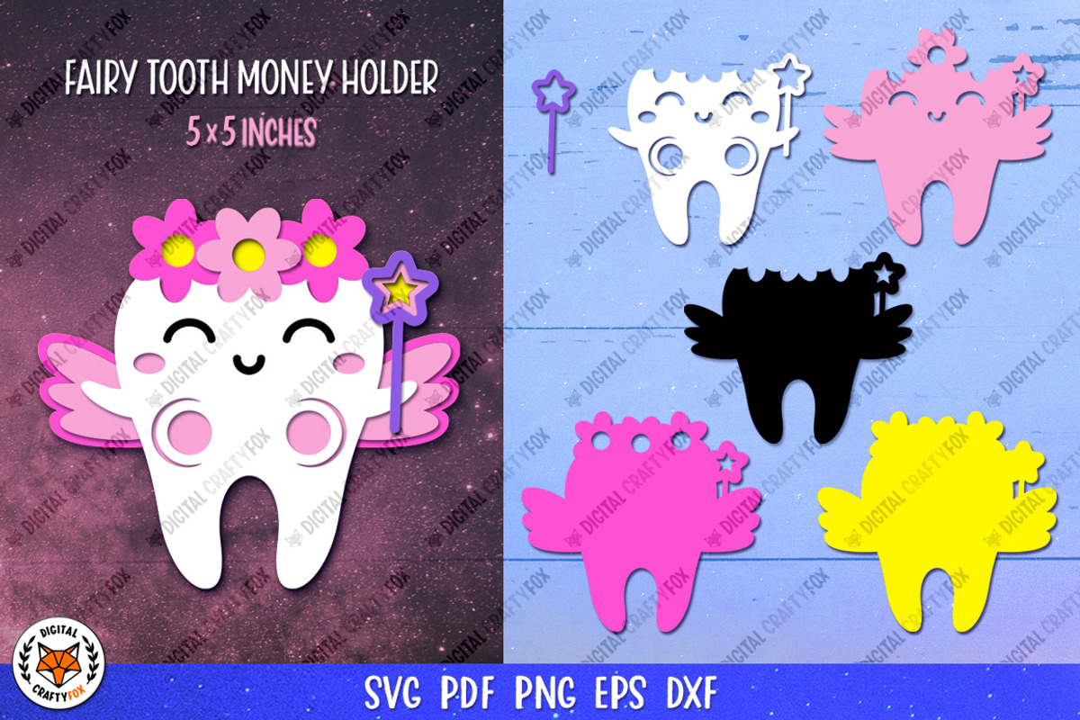 Tooth Fairy Money Holder Bundle, an Illustration by Digital_Craftyfox (Photo 16 of 19)