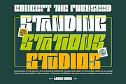 Thezila - Bold Display Typeface, a Sans Serif Font by Say Studio (Thumbnail 6 of 12)
