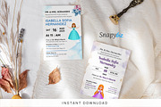 Quinceanera Party Invitation Temp, an Invitation Template by Snapybiz (Thumbnail 1 of 11)