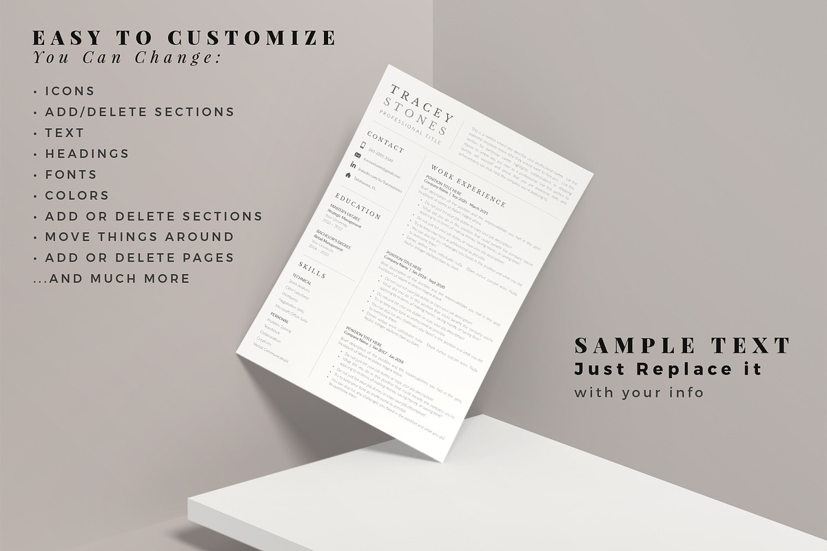 Easy Resume and Cover Letter Format preview 7