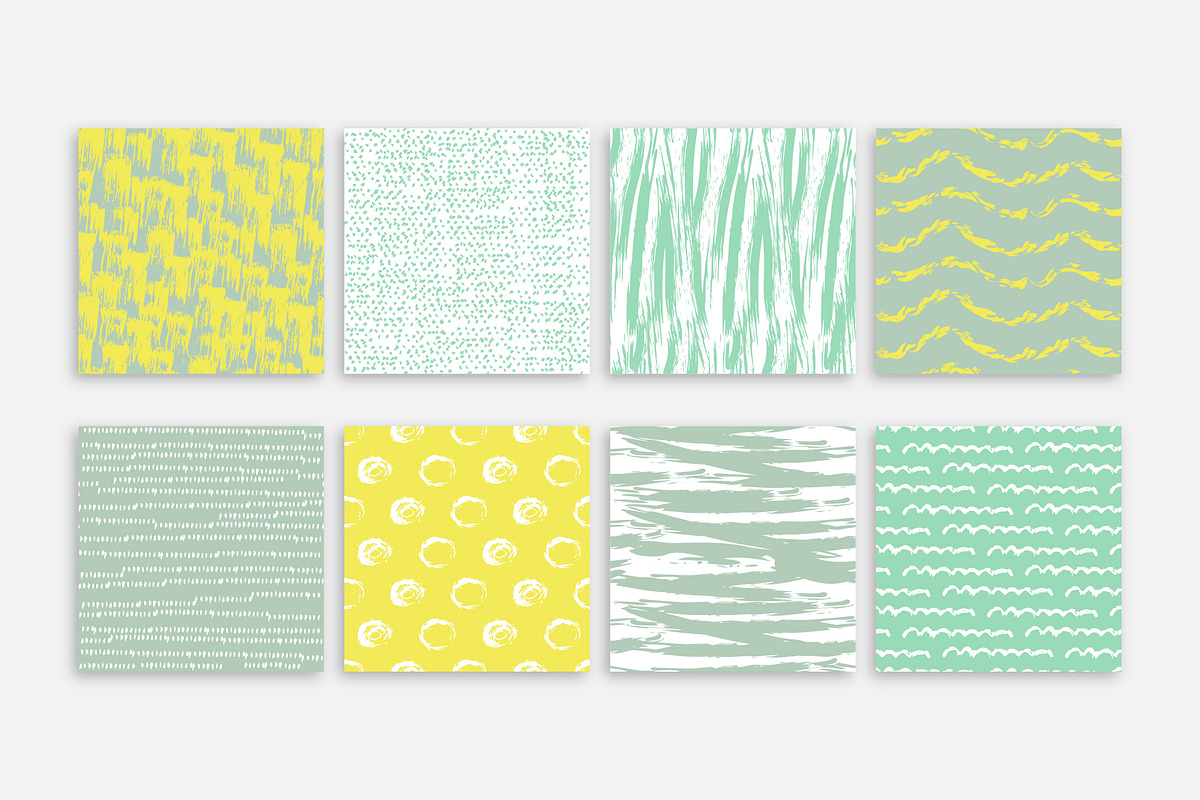 Vector Seamless Abstract Patterns, a Pattern Graphic by Iryna Denysova (Photo 12 of 14)