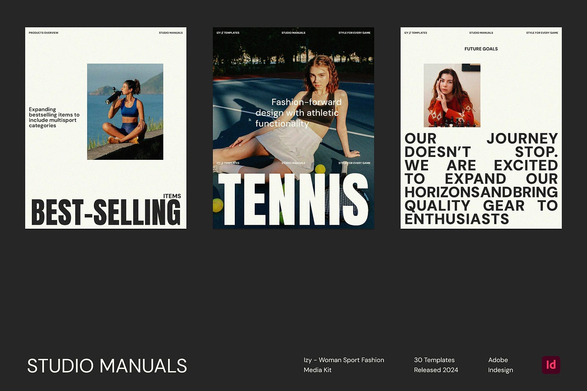 IZY - Woman Sport Fashion Media Kit, a Social Media Template by Studio Manuals (Photo 5 of 8)