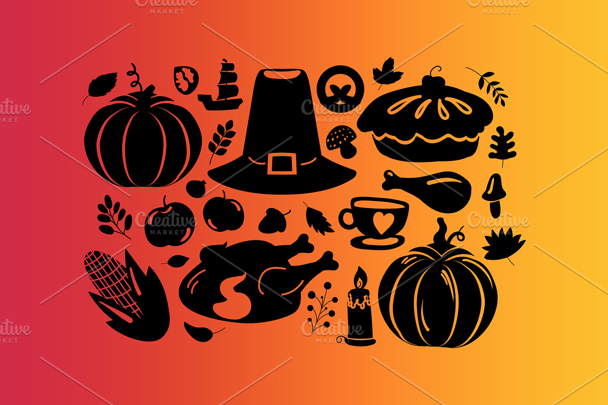 Autumn Thanksgiving Pack, a Marketing Template by barsrsind (Photo 4 of 7)