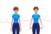Jenny Cartoon 3D Character Promo Set, a Person Illustration by Oleg Ribar (Thumbnail 25 of 26)
