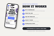 Volleyball Instagram Social Media, a Marketing Template by Daring Digies (Thumbnail 10 of 10)
