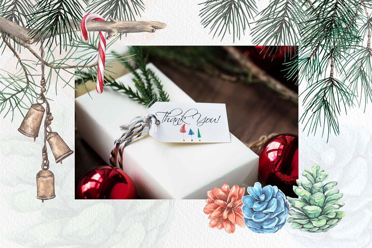 Christmas Watercolor Illustrations, a Decorative Illustration by BalanceUA (Photo 17 of 18)