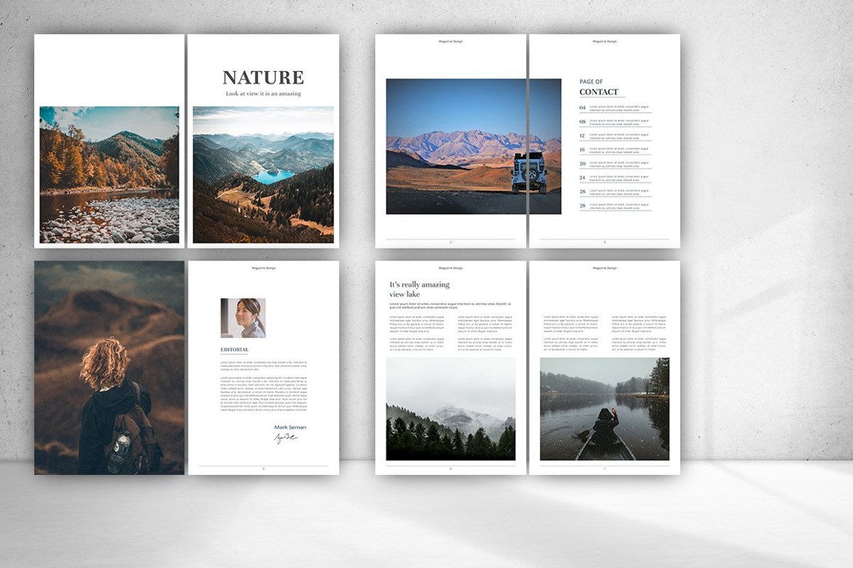 Magazine Bundle, a Magazine Template by design_pick (Photo 3 of 21)