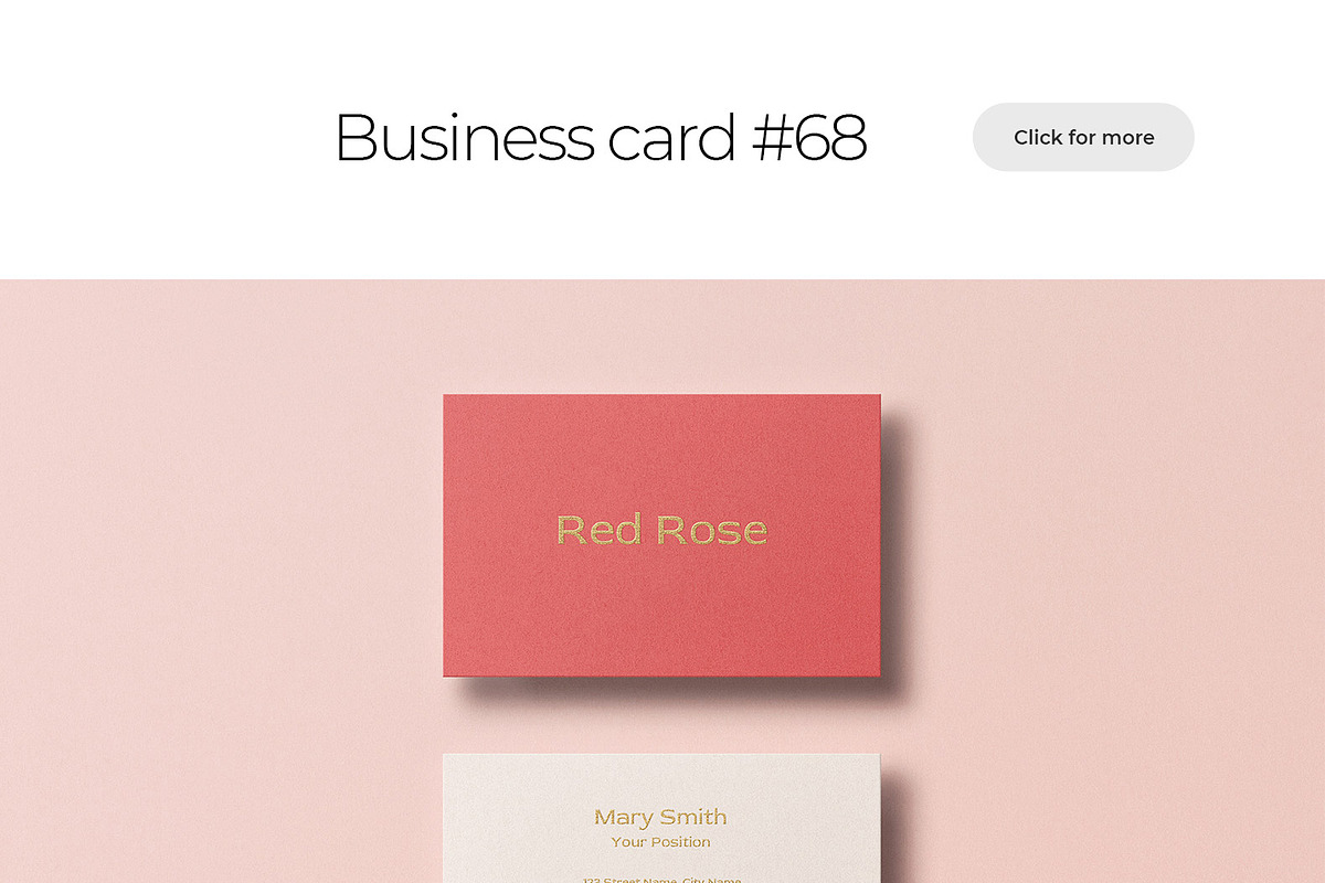 Business Card Mockup Template Bundle, a Business Card Template by PrintPixel (Photo 37 of 104)
