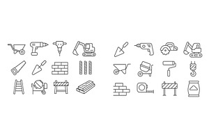 Construction tools and equipment, an Illustration by ZinetroN
