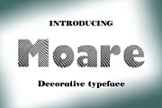 Moare Font, a Font by Digital Typeface Studio (Thumbnail 2 of 6)