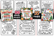 Christmas Funny Quotes Coloring, a Seasonal Illustration by Design Station (Thumbnail 1 of 3)