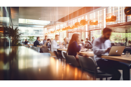 technology blur indoor business ai, a Background Photo by pikepicture