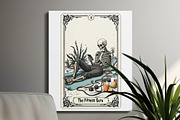 Funny Horror Tarot Cards PNG Bundle, a Decorative Illustration by Twisted Mountains (Thumbnail 10 of 10)