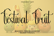 Festival Fruit, a Handwritten Font by InermediaSTUDIO (Thumbnail 1 of 8)