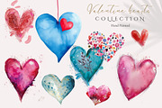 Valentine Hearts Collection, an Object Illustration by Alisa Mikibith Art (Thumbnail 4 of 9)