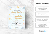 Over the Moon Baby Shower Invitation, an Invitation Template by Snapybiz (Thumbnail 6 of 9)