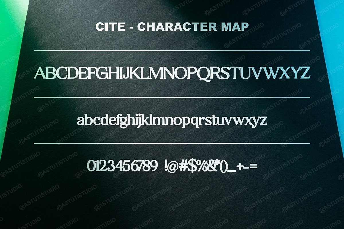 Cite | A Refined Minimalist Serif, a Serif Font by Astuti Studio (Photo 3 of 25)