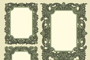 Collection vintage engraved frames., a Decorative Illustration by Vector Engraving (Thumbnail 5 of 31)