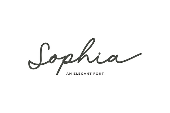 Sophia Script preview 8