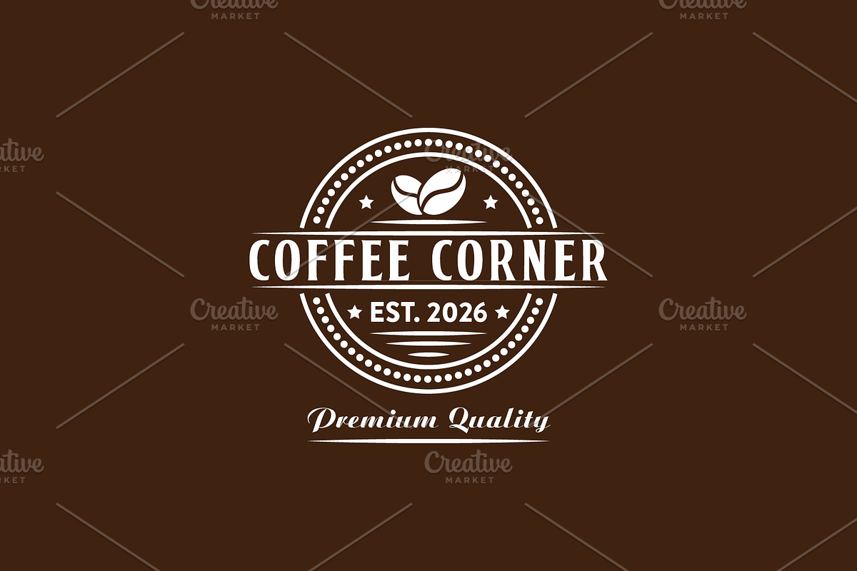 Coffee Corner Logo, a Food Illustration by Kaushal Jangid (Photo 3 of 4)