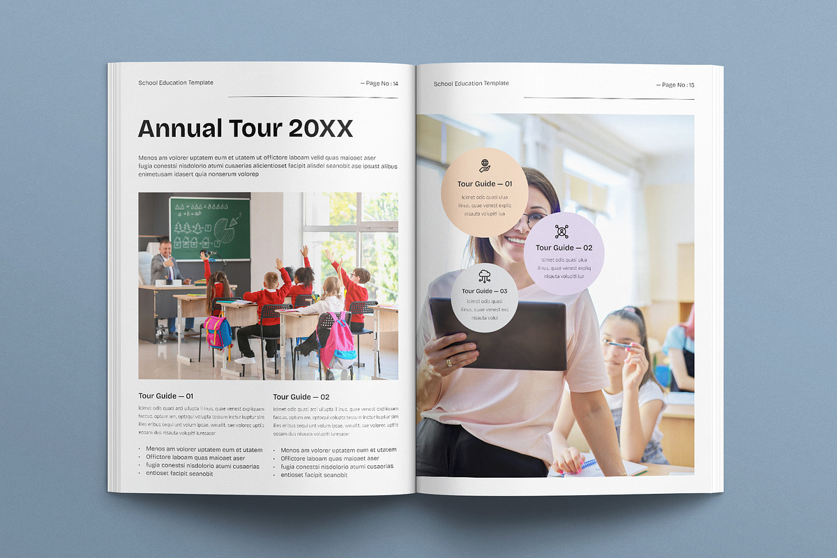 Education Template, a Brochure Template by E-Type (Photo 6 of 7)