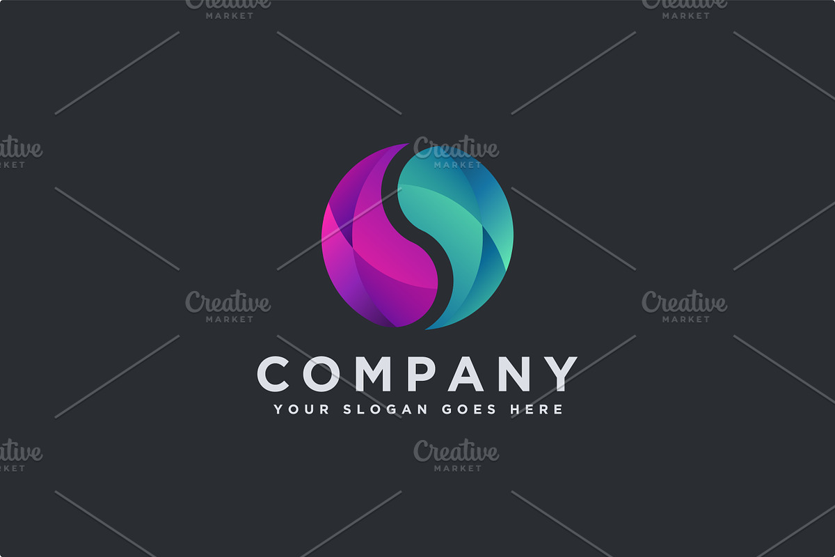 Abstract modern Letter S logo icon, a Branding & Logo Template by DOMHOUZE
