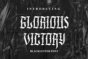 Glorious Victory - Blackletter, a Blackletter Font by Novitype (Thumbnail 1 of 7)