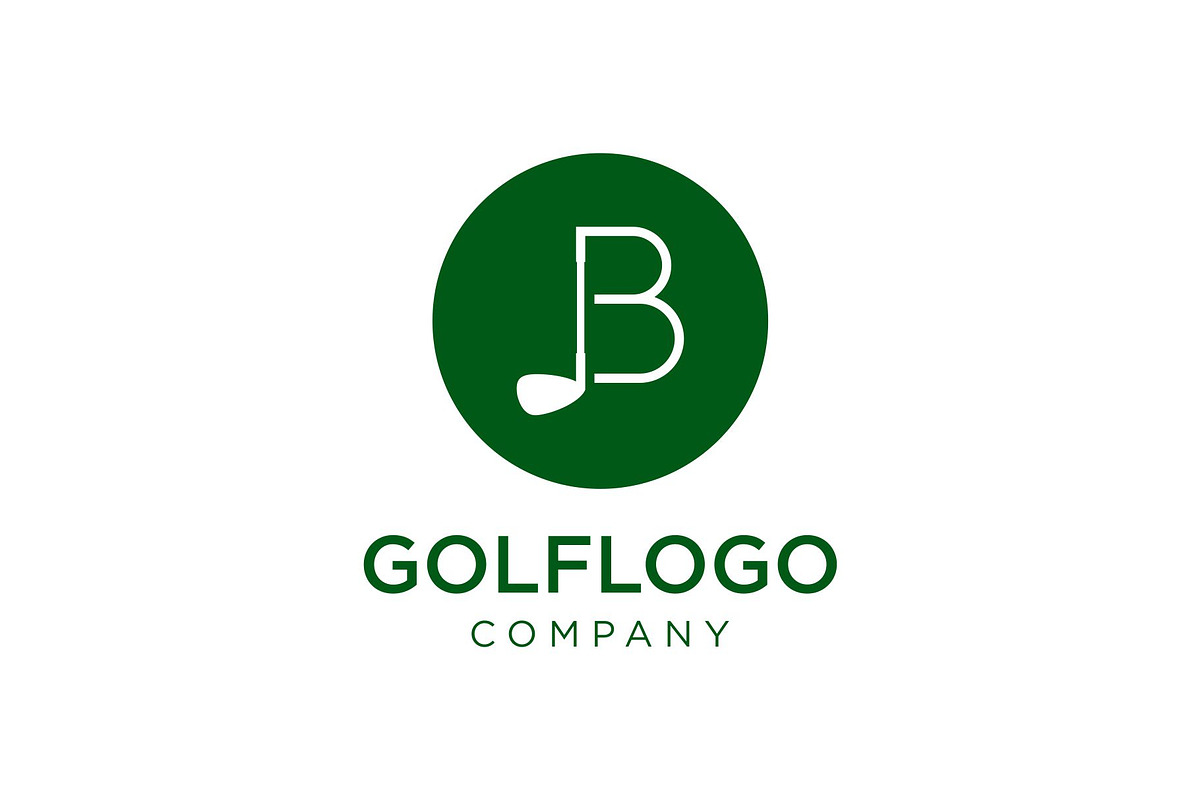 Letter B Golf Logo Design, a Branding & Logo Template by Buqancreative (Photo 2 of 2)