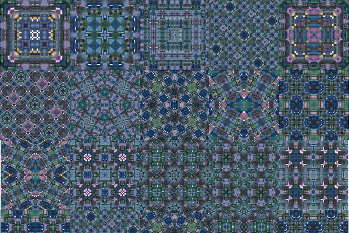 Deep Sea Siren Watercolor Patterns, a Pattern Graphic by Gen Aumonier (Photo 4 of 7)