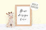 Nursery Wooden Frame Mockup, a Product Mockup by Pixomize (Thumbnail 1 of 2)