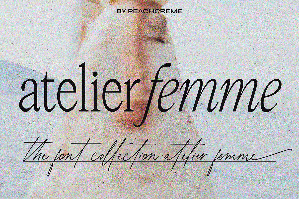 Atelier Femme // Modern Font Trio, a Serif Font by PeachCreme (Photo 14 of 14)