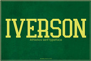 Iverson - Sports Serif Font, a Font by Flawless And Co (Thumbnail 1 of 10)