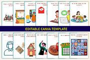 Christmas Advent Activity Cards, a Stationery Template by Designmela01 (Thumbnail 2 of 10)