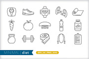 Health 6-pack icon bundle, an Outline Icon by Picture Window (Thumbnail 6 of 8)