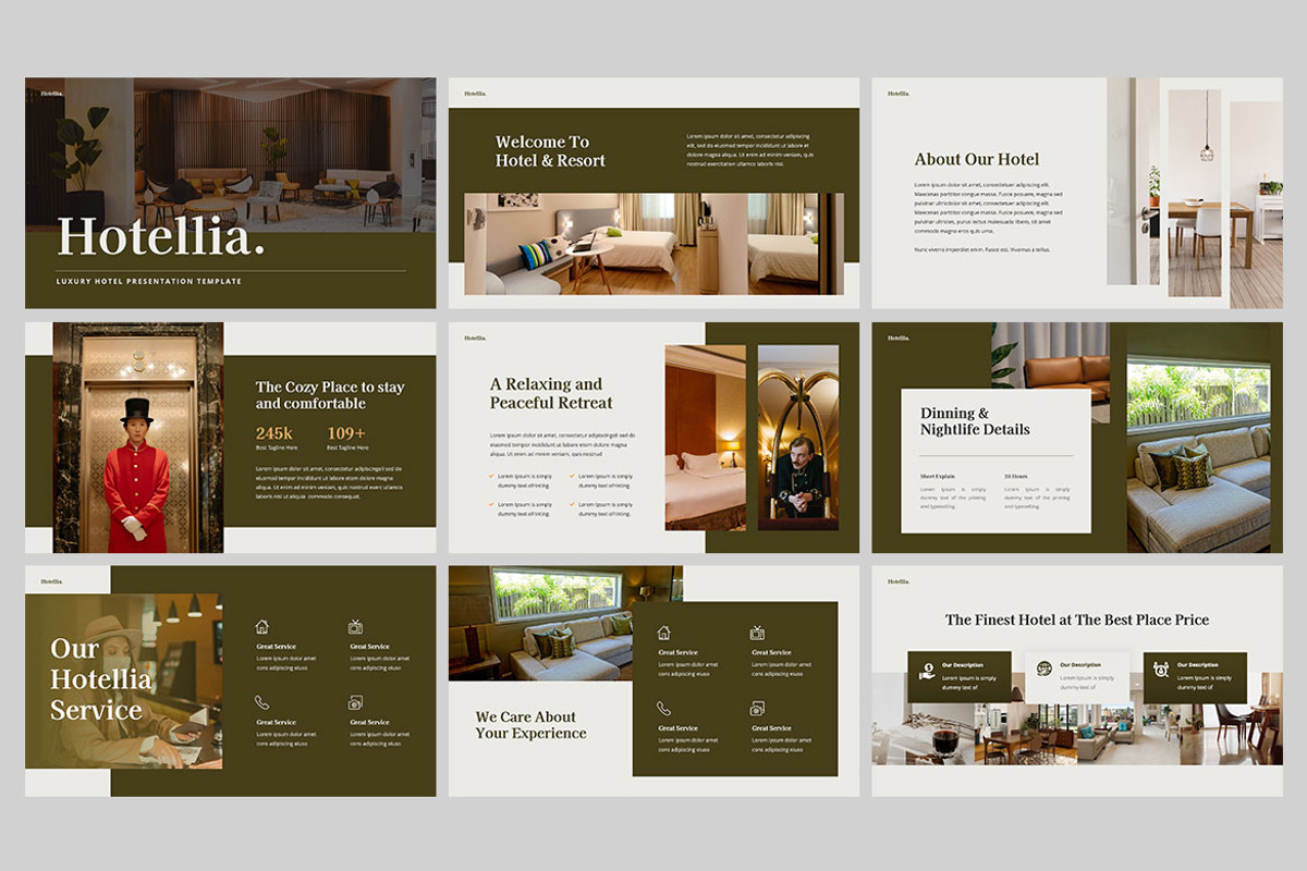 Hotellia - Hotel Presentation, a Presentation Template by Haidezign (Photo 2 of 4)