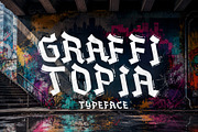 Graffitopia - Urban Graffiti Font, a Script Font by HipFonts (Thumbnail 1 of 10)