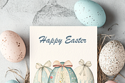 Easter Eggs With Bow Design Clipart, a Decorative Illustration by Fusion Dream (Thumbnail 5 of 10)
