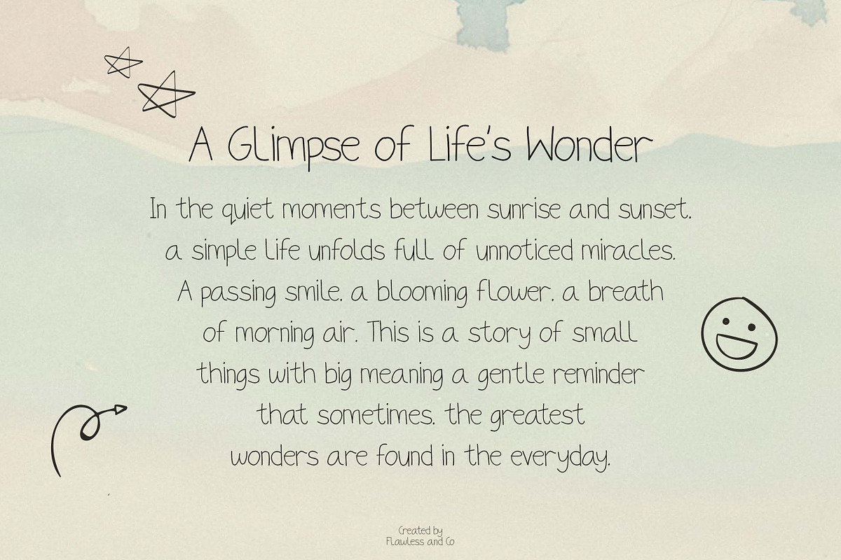 The Qundies – Handwritten Font, a Handwritten Font by Flawless And Co (Photo 8 of 10)