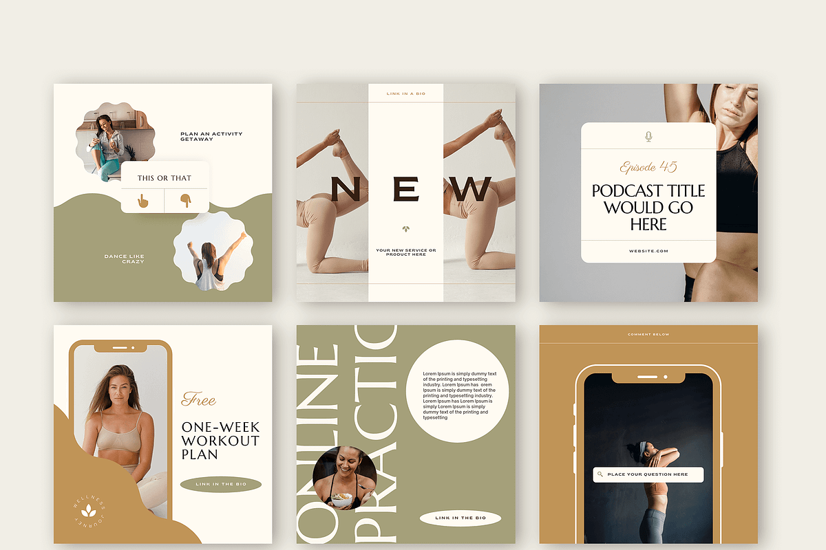 Holistic Instagram Templates, a Social Media Template by Kseniia_Design (Photo 6 of 8)