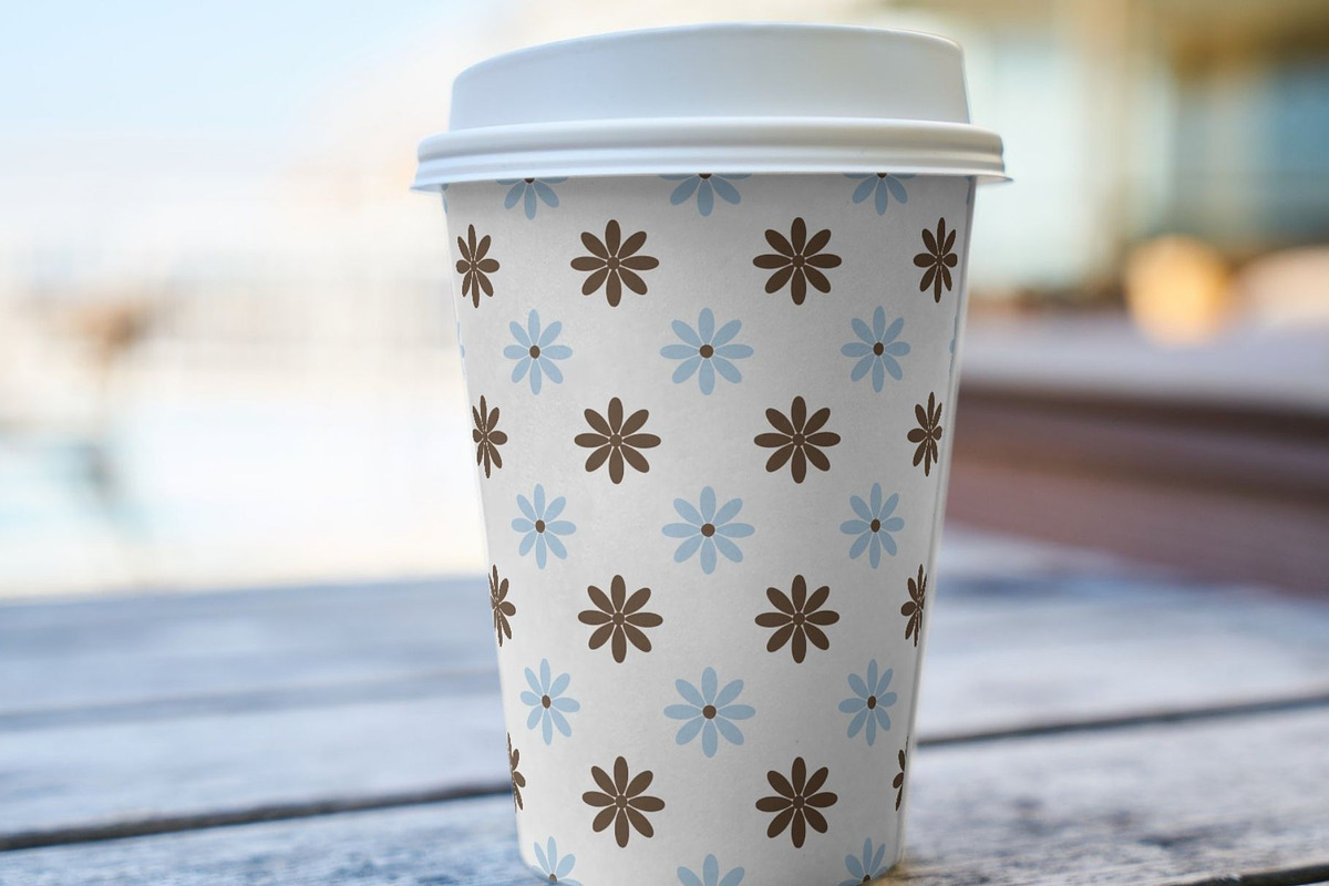 Dusty Blue and Brown Patterns, a Pattern Graphic by Pattern Whimsy (Photo 11 of 11)