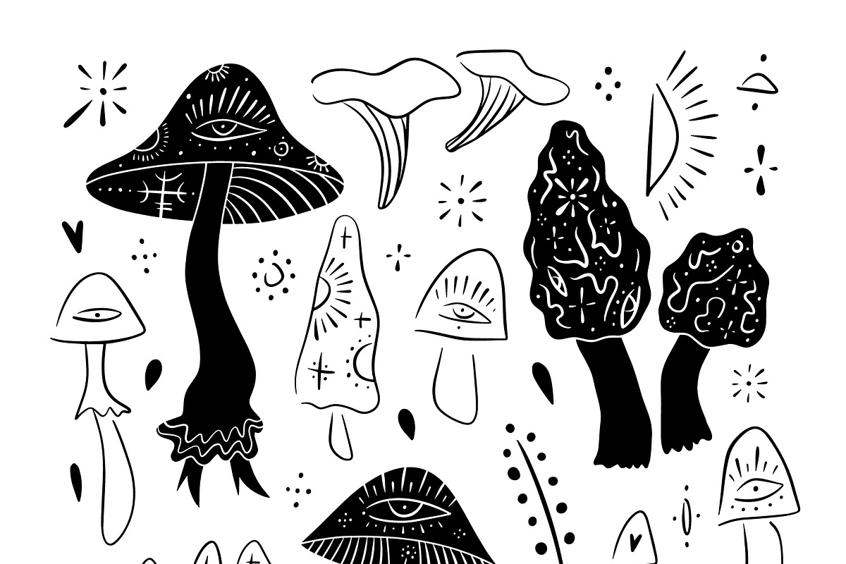 Mushroomcore Bundle, an Object Illustration by Annie Konst (Photo 3 of 16)