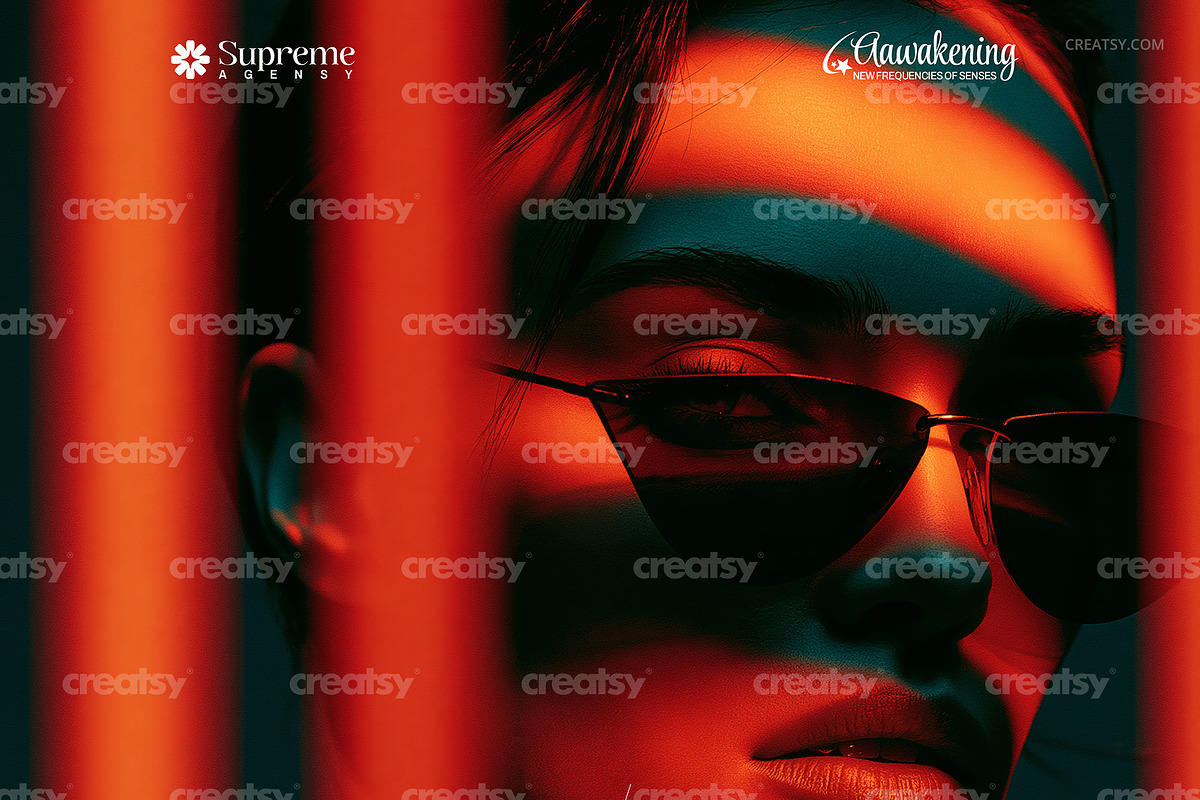 Neon Rhythm Sync Poster Template, a Poster Template by creatsy5 (Photo 3 of 4)