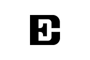 Letter E or ED Monogram Logo, a Branding & Logo Template by ganuDESIGN (Thumbnail 2 of 2)