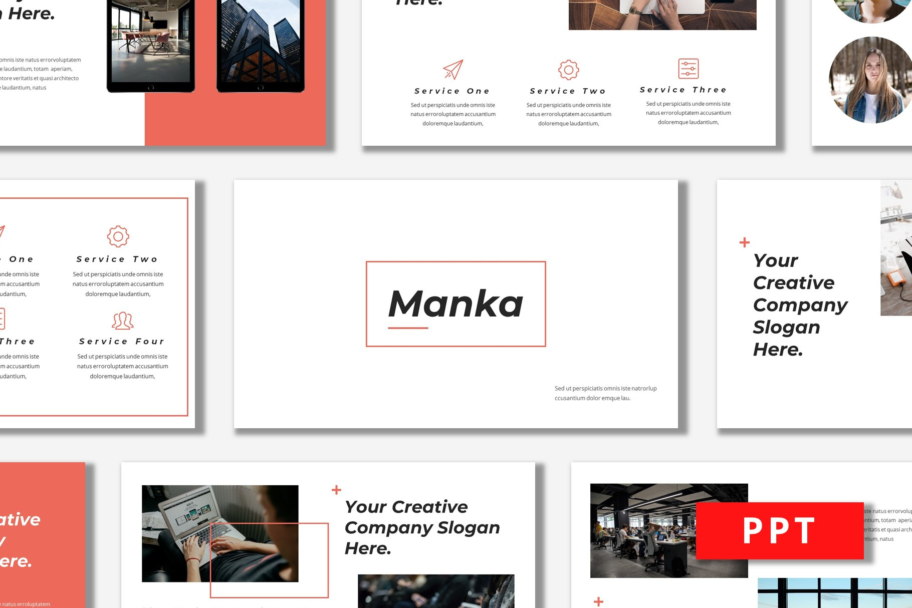 Manka - Powerpoint Template, a Presentation Template by Tumbuh Kerja