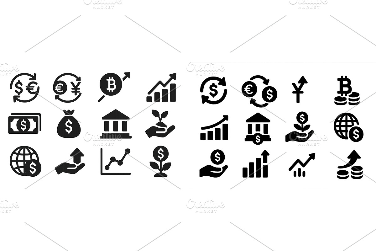 Financial symbols representing, a Finance Illustration by ZinetroN