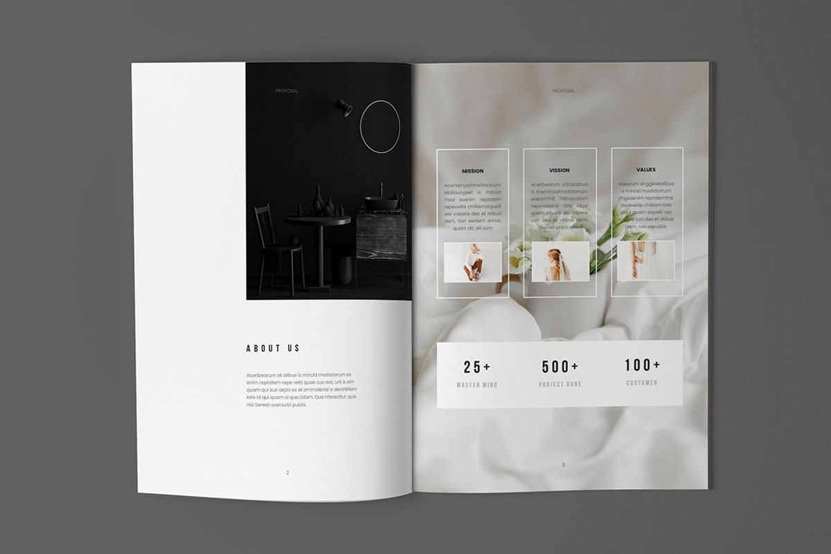 Business Proposal, a Brochure Template by HR Studio (Photo 2 of 11)